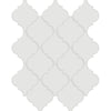 Tile Collection Soho 10x13 Beveled Arabesque Mosaic Tile Vintage Grey