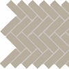 Daltile Color Wheel Mosaic Group 2 Herringbone 1x3 Architectural Gray