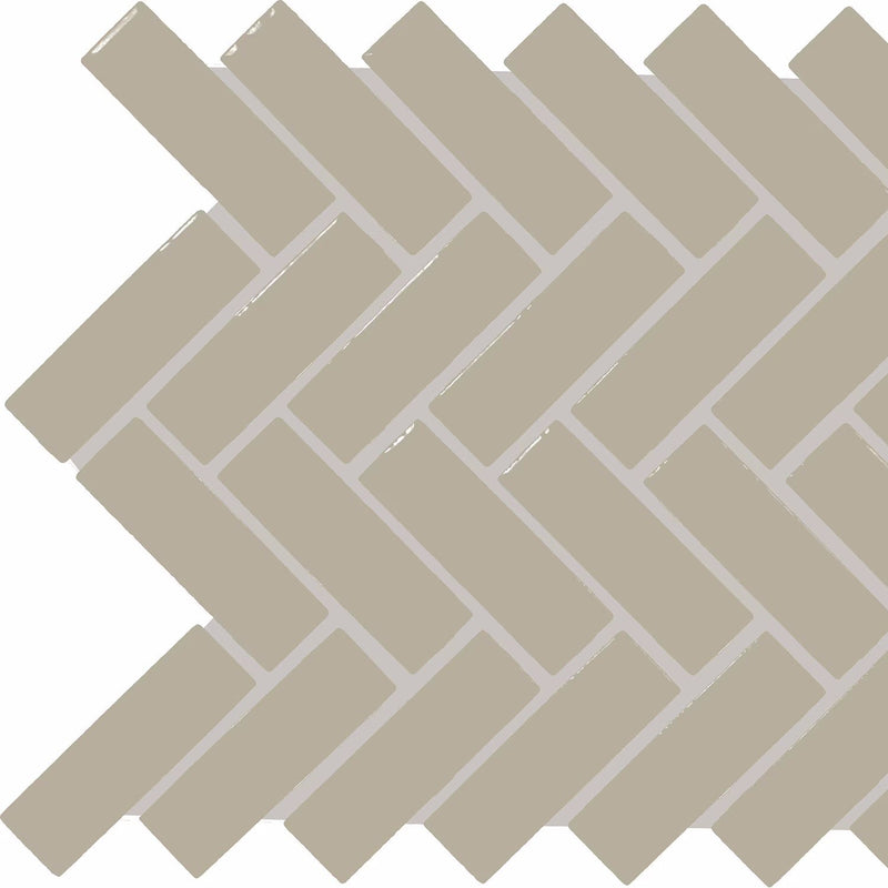 Daltile Color Wheel Mosaic Group 2 Herringbone 1x3