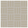 Daltile Color Wheel Mosaic Group 2 Lattice Weave 1x3 Architectural Gray