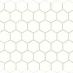 Daltile Color Wheel Mosaic Group 1 Hexagon 1.5 Arctic White