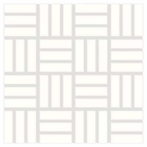 Daltile Color Wheel Mosaic Group 1 Lattice Weave 1x3 Arctic White