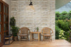 MSI Ledgestone Veneer - Arctic Golden Panel - Splitface Outdoor Scene