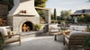 MSI Ledgestone Veneer - Arctic Golden Corner - Split Face Outdoor Scene