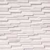 MSI Ledgestone Veneer - Arctic White 3D Panel - Honed Swatch