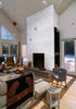MSI Ledgestone Veneer - Arctic White Multi Finish Panel - Split Face Room Scene