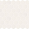 Daltile Keystones Mosaic Hexagon 2"x2" Arctic White