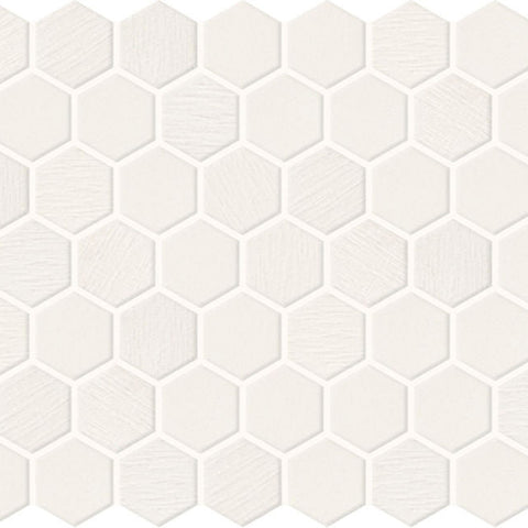Daltile Keystones Mosaic Hexagon 1"x1" Arctic White