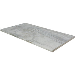 Arterra Porcelain Pool Coping Argento Travertino - 13"x24" Swatch
