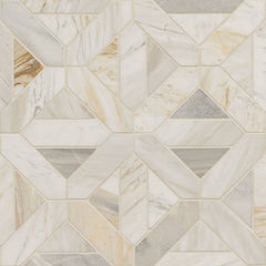 MSI Athena Gold Geometrica - Honed Swatch