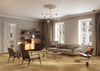 MSI Everlife Engineered Waterproof Hardwood Woodhills Aura Gold Oak Room Scene