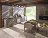 MSI Ledgestone Veneer - Rustic Gold Corner - Split Face Room Scene