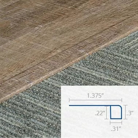 COREtec Tile VV840 Trim Baby Threshold Swatch