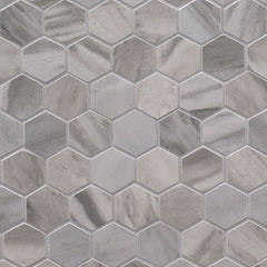 EDEN PORCELAIN TILE COLLECTION BARDIGLIO - 2"x2" HEXAGON Swatch