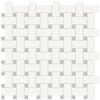 Tile Collection Soho 12x12 Basketweave Mosaic Tile Loft Grey