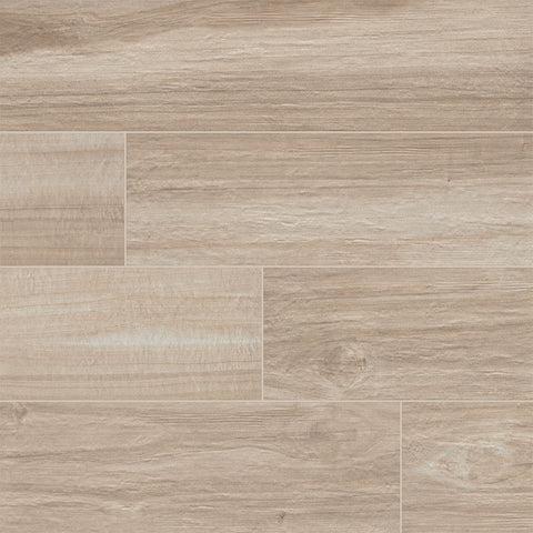 Havenwood Porcelain Tile Collection Beige Wood - 8"x36" Swatch