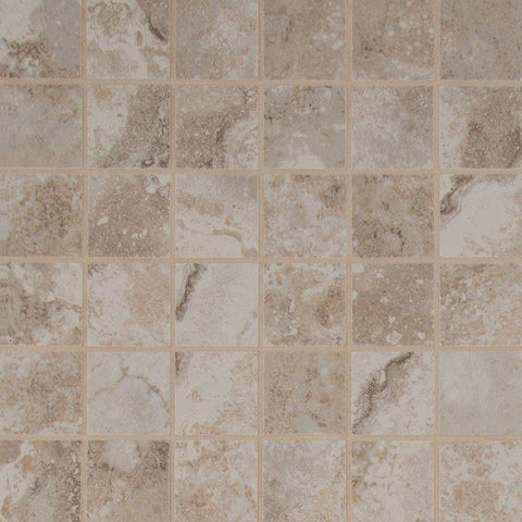 Napa Ceramic Tile Collection Beige - 2"x2" Mosaic Swatch