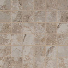 Napa Ceramic Tile Collection Beige - 2"x2" Mosaic Swatch