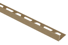 Schluter Schiene Edge Trim Aluminum Beige Textured
