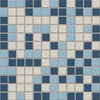 Daltile Keystones Mosaic Straight Joint 1"x1" Berry Blend