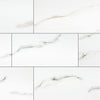 Aria Porcelain Tile Collection Bianco - 12"x24" Swatch