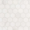 Marble Tile Collection Bianco Dolomite 2" Hexagon Swatch