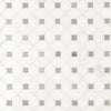 Marble Tile Collection Bianco Dolomite Dotty Pattern Swatch