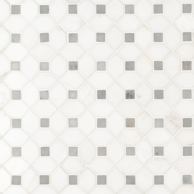 Marble Tile Collection Bianco Dolomite Dotty Pattern