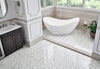 Marble Tile Collection Bianco Dolomite Geometrica Room Scene
