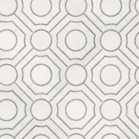 Marble Tile Collection Bianco Dolomite Regency Swatch
