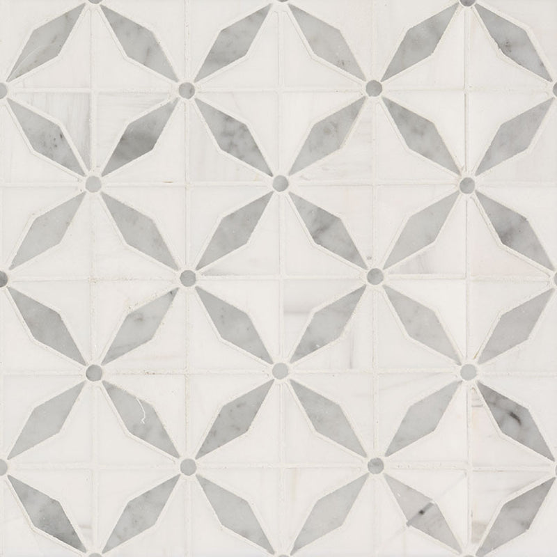 Marble Tile Collection Bianco Dolomite Starlite