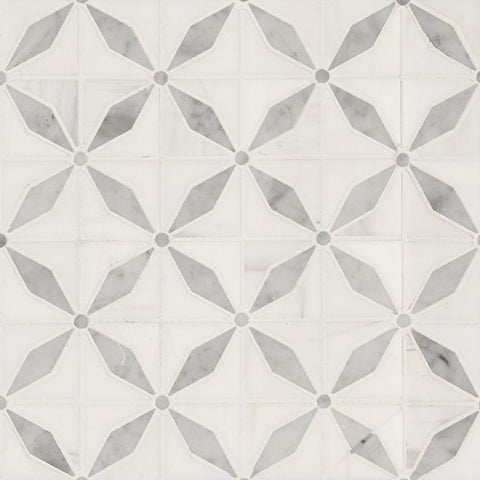 Marble Tile Collection Bianco Dolomite Starlite Swatch