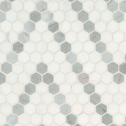 Marble Tile Collection Bianco Dolomite Sazi Swatch