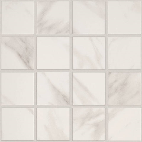 Shaw Tile Colonnade Bianco 3x3 Mosaic Swatch