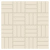 Daltile Color Wheel Mosaic Group 1 Lattice Weave 1x3 Biscuit