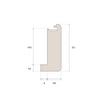 Bjelin Hardened Wood XXL Nature Trim Open Stairnose 11mm