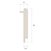 Bjelin Hardened Wood Small Format Trim Closed Stairnose 9mm