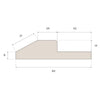 Bjelin Hardened Wood XXL Select Trim Threshold