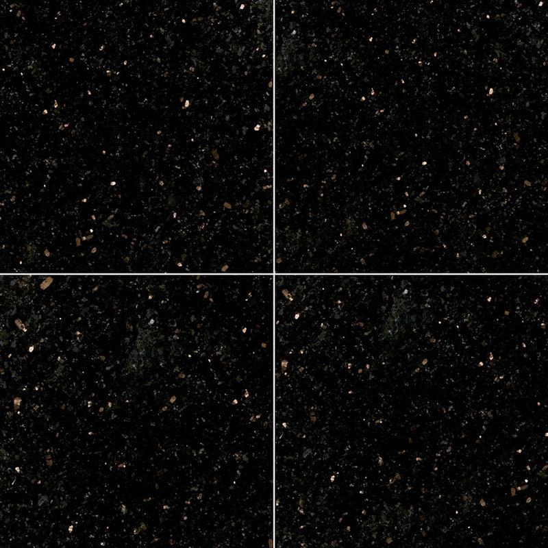 Granite Tile Collection Black Galaxy - 12