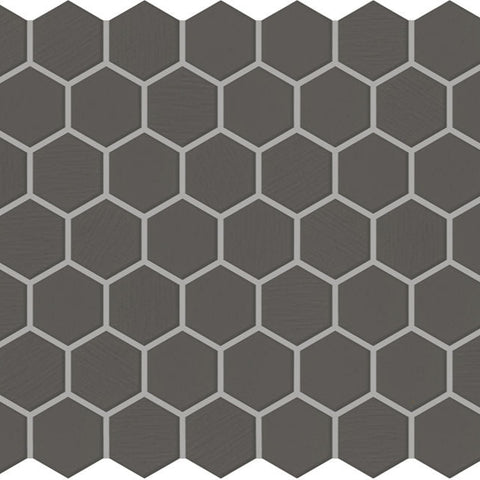 Daltile Keystones Mosaic Hexagon 2"x2" Black