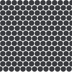 Daltile Keystones Mosaic Penny Rounds Black