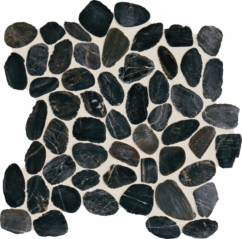 Daltile Decorative Accents River Pebble Mosaic Straight Edge