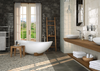 Paramount Tile Mont Blanc Anthracite 8"x24" Room Scene