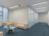 Metroflor Déjà New Belgium Weave Blue Suede Room Scene