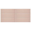 Daltile Stencil Rectangle Half Moon 4x12 Blush