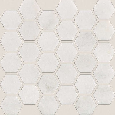 Shaw Tile Boca Pearl Polished Hexagon Mosaic