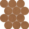 Daltile Multitude Mosaic Circle Brick