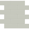 Virginia Tile Soho 2x6 Brick Mosaic Tile Soft Sage