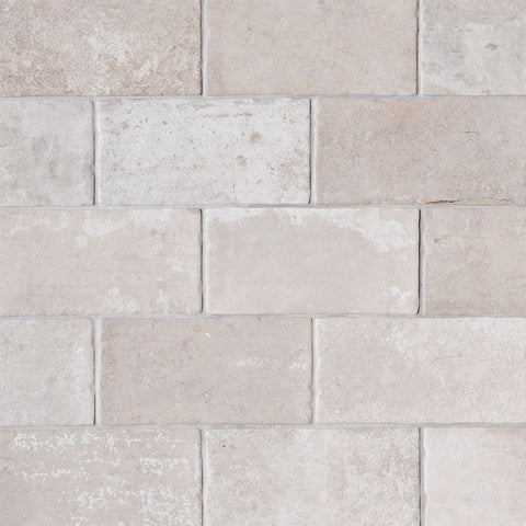 Brickstone Collection Porcelain Tile Ivory - 5"x10" Swatch