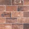 Brickstone Collection Porcelain Tile Red - 5"x10" Swatch